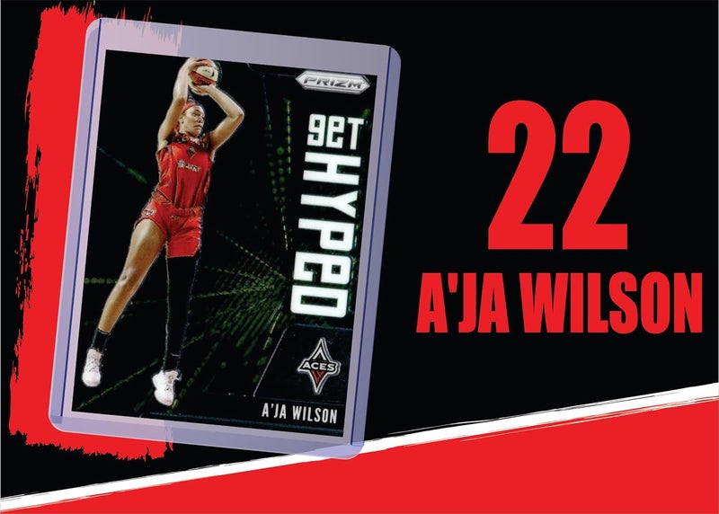Chaser A'ja Wilson (5) Assorted Basketball Cards Gift Pack - Las Vegas Aces - Image 4